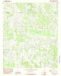 Download a high-resolution, GPS-compatible USGS topo map for Murchison East, TX (1984 edition)