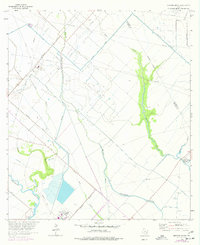 Download a high-resolution, GPS-compatible USGS topo map for Mustang Bayou, TX (1977 edition)
