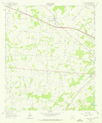Download a high-resolution, GPS-compatible USGS topo map for Myrtle Springs, TX (1976 edition)