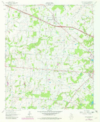 Download a high-resolution, GPS-compatible USGS topo map for Myrtle Springs, TX (1982 edition)