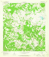 preview thumbnail of historical topo map of Travis County, TX in 1962