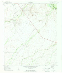 preview thumbnail of historical topo map of Reeves County, TX in 1961