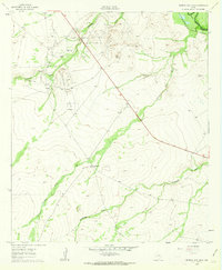 preview thumbnail of historical topo map of Reeves County, TX in 1961