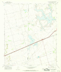 Download a high-resolution, GPS-compatible USGS topo map for Natural Dam Lake, TX (1968 edition)