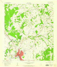 1958 Map of Navasota, TX, 1960 Print