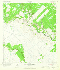 preview thumbnail of historical topo map of Jackson County, TX in 1964