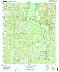 Download a high-resolution, GPS-compatible USGS topo map for Neches, TX (1982 edition)
