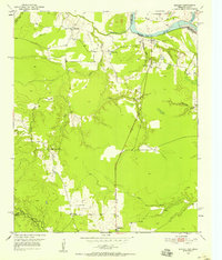 Download a high-resolution, GPS-compatible USGS topo map for Negley, TX (1958 edition)