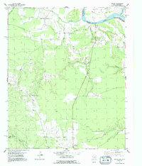 preview thumbnail of historical topo map of Red River County, TX in 1951