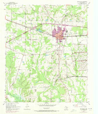 preview thumbnail of historical topo map of New Boston, TX in 1954