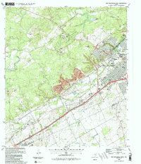 preview thumbnail of historical topo map of Comal County, TX in 1988