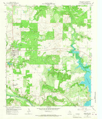 Download a high-resolution, GPS-compatible USGS topo map for Newcastle, TX (1967 edition)