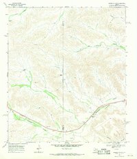 preview thumbnail of historical topo map of Terrell County, TX in 1968