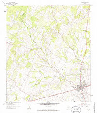 Download a high-resolution, GPS-compatible USGS topo map for Nixon, TX (1986 edition)