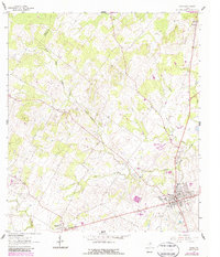 Download a high-resolution, GPS-compatible USGS topo map for Nixon, TX (1987 edition)