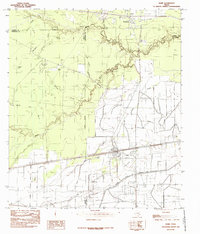 Download a high-resolution, GPS-compatible USGS topo map for Nome, TX (1985 edition)