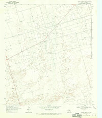 Download a high-resolution, GPS-compatible USGS topo map for North Cowden NW, TX (1970 edition)