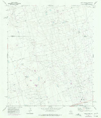 preview thumbnail of historical topo map of Ector County, TX in 1967