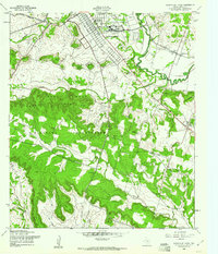 preview thumbnail of historical topo map of Coryell County, TX in 1958