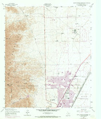 Download a high-resolution, GPS-compatible USGS topo map for North Franklin Mountain, TX (1967 edition)