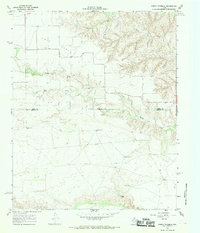 preview thumbnail of historical topo map of Motley County, TX in 1967