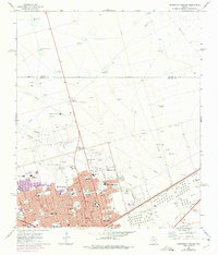 Download a high-resolution, GPS-compatible USGS topo map for Northeast Midland, TX (1975 edition)