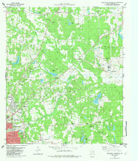Download a high-resolution, GPS-compatible USGS topo map for Northeast Palestine, TX (1982 edition)