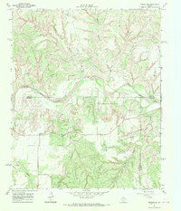 preview thumbnail of historical topo map of Hall County, TX in 1967
