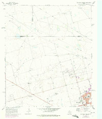 1966 Map of Andrews County, TX, 1975 Print