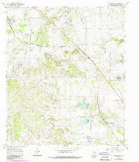 preview thumbnail of historical topo map of Coleman County, TX in 1967