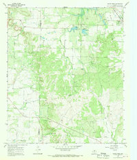 preview thumbnail of historical topo map of Coleman County, TX in 1967