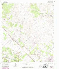 Download a high-resolution, GPS-compatible USGS topo map for Nursery, TX (1987 edition)