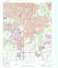 Download a high-resolution, GPS-compatible USGS topo map for Oak Cliff, TX (1974 edition)