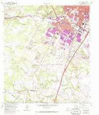 Download a high-resolution, GPS-compatible USGS topo map for Oak Hill, TX (1986 edition)