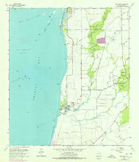 Download a high-resolution, GPS-compatible USGS topo map for Oak Island, TX (1978 edition)