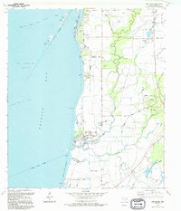 Download a high-resolution, GPS-compatible USGS topo map for Oak Island, TX (1994 edition)
