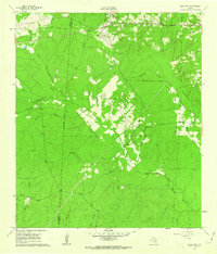 Download a high-resolution, GPS-compatible USGS topo map for Oakhurst, TX (1962 edition)