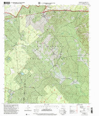 Download a high-resolution, GPS-compatible USGS topo map for Oakhurst, TX (2000 edition)