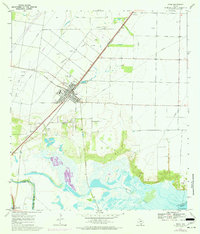 Download a high-resolution, GPS-compatible USGS topo map for Odem, TX (1977 edition)