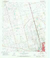 preview thumbnail of historical topo map of Ector County, TX in 1964