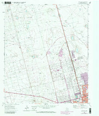 preview thumbnail of historical topo map of Ector County, TX in 1964
