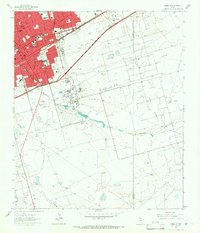 Download a high-resolution, GPS-compatible USGS topo map for Odessa SE, TX (1966 edition)