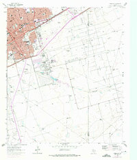 Download a high-resolution, GPS-compatible USGS topo map for Odessa SE, TX (1975 edition)