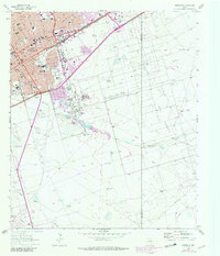 Download a high-resolution, GPS-compatible USGS topo map for Odessa SE, TX (1981 edition)