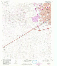 Download a high-resolution, GPS-compatible USGS topo map for Odessa SW, TX (1992 edition)