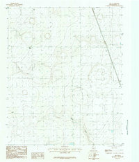 preview thumbnail of historical topo map of Randall County, TX in 1984