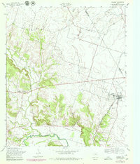 Download a high-resolution, GPS-compatible USGS topo map for Oglesby, TX (1979 edition)