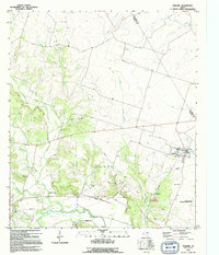 Download a high-resolution, GPS-compatible USGS topo map for Oglesby, TX (1995 edition)