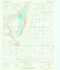 Download a high-resolution, GPS-compatible USGS topo map for Oklahoma Flat, TX (1966 edition)