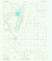Download a high-resolution, GPS-compatible USGS topo map for Oklahoma Flat, TX (1981 edition)